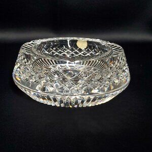 Heavy Cut Crystal Ashtray Catchall Trinket Dish Star Diamond Ireland Tyrone